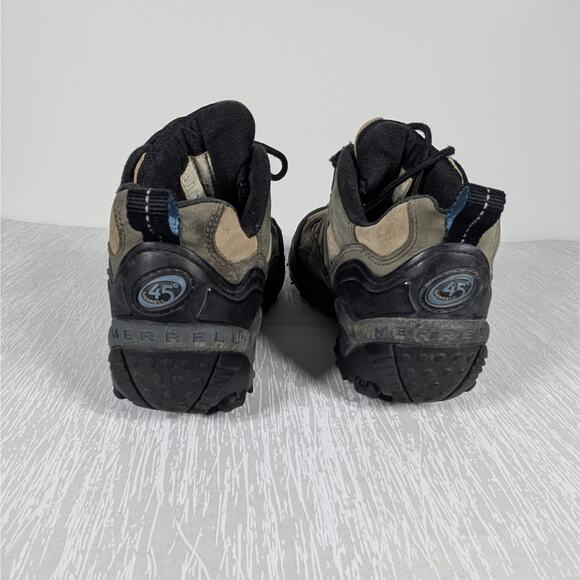 Merrell 45 Degree Hiking Boots Womens Size 9 Blade Grey/Light Blue Lace Up - Picture 3 of 7